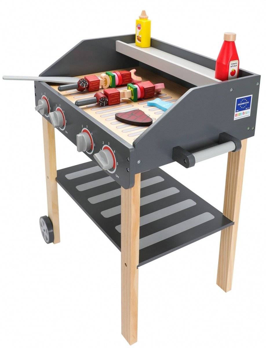Wooden Grill - BBQ Master